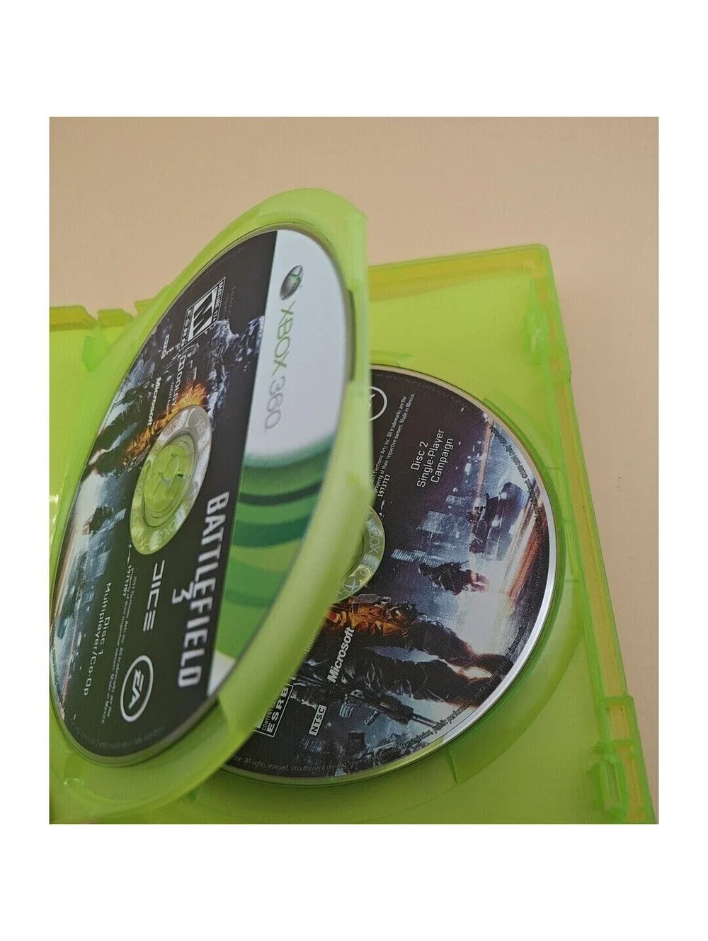 Battlefield 3 Xbox 360 Complete CIB Tested Both Discs Included